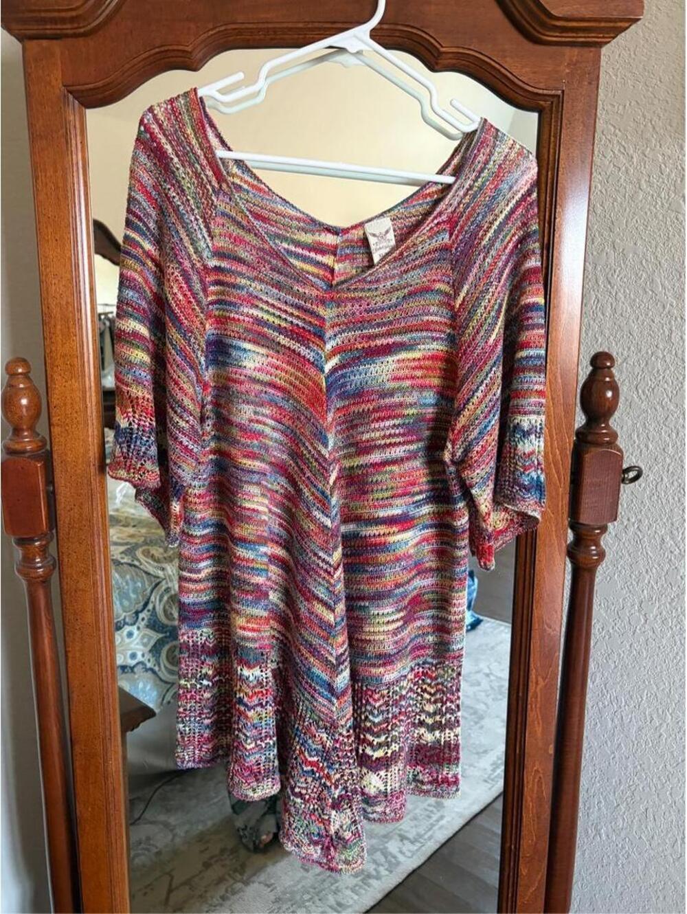 Faded Glory multicolored knit top